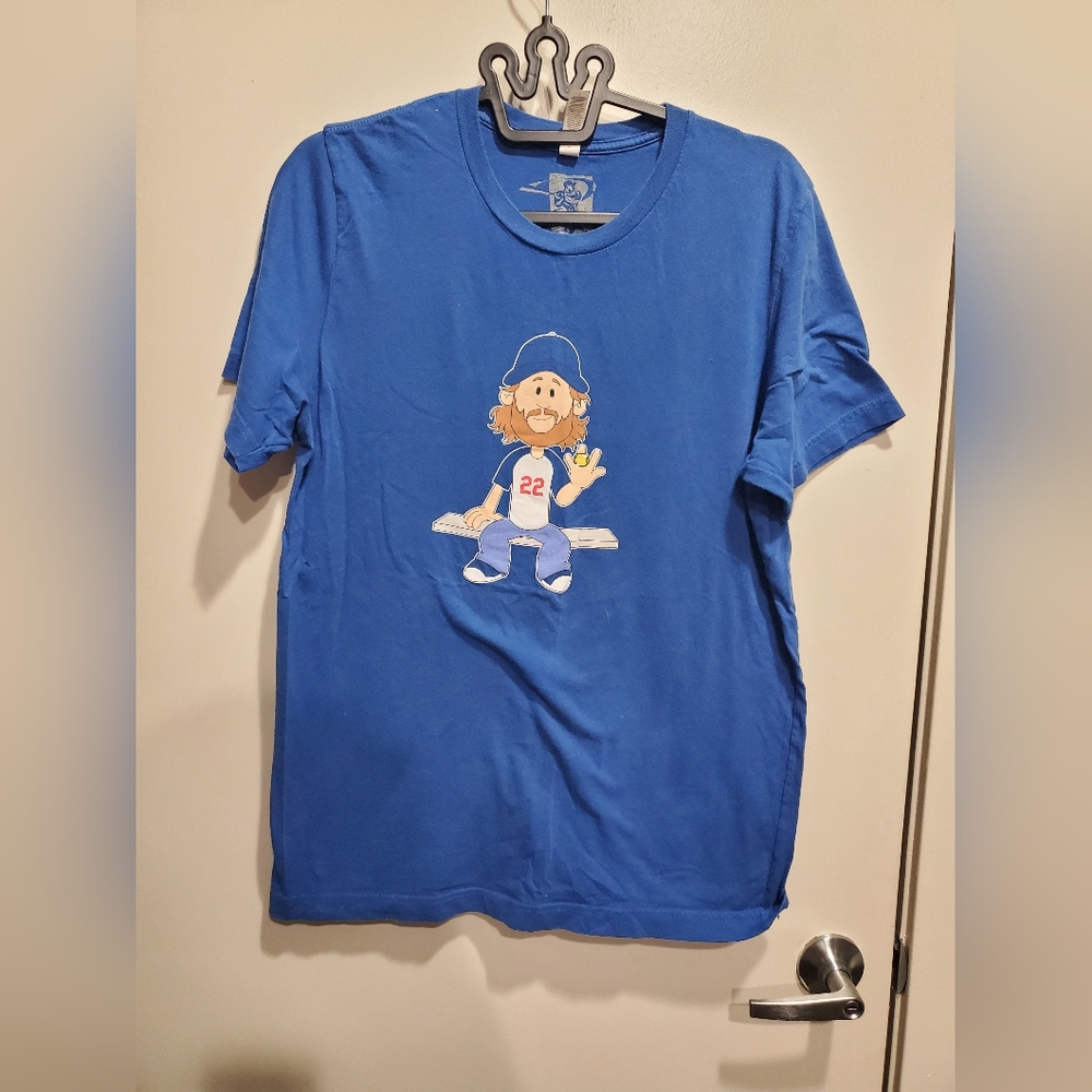 Men's Aaron Judge 22 Blue Graphic T-Shirt Large